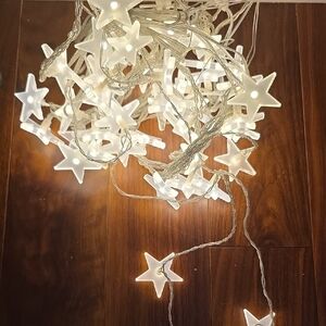 Star String Lights - White LED Holiday Décor Strala Lights Ikea